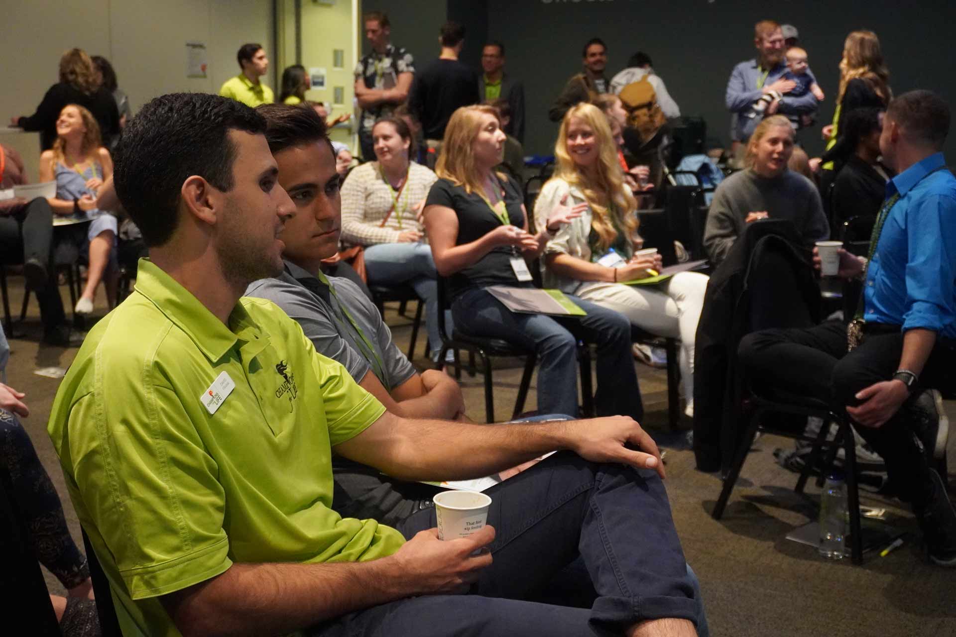 New chiropractic students attending Champions Weekend at Life West in the San Francisco Bay Area