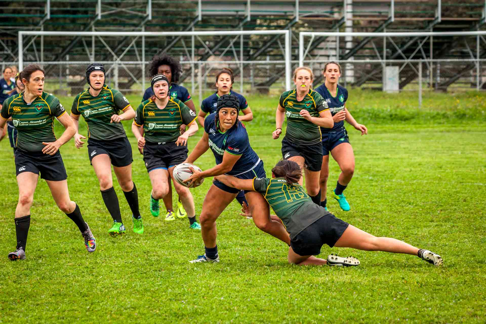Women's Rugby team at Life West